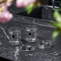 Striations Coasters in Holder (Set of 4)