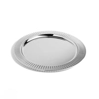 Striations Round Serving Tray