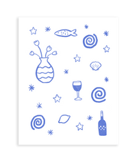 Summer Table Art Print