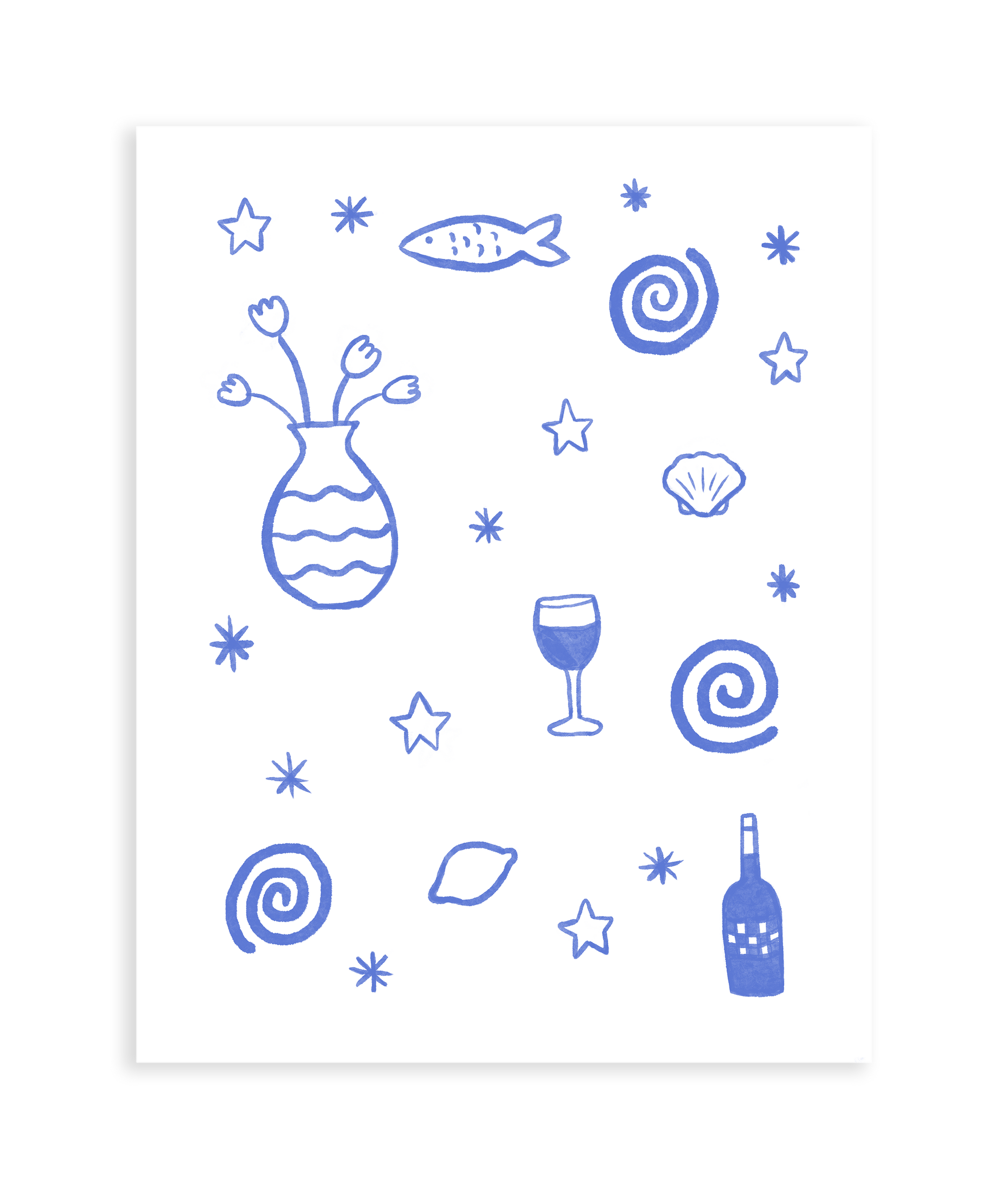 Summer Table Art Print