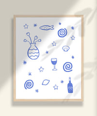 Summer Table Art Print