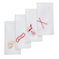 Sunday Takeout Dinner Napkins (Set of 4)