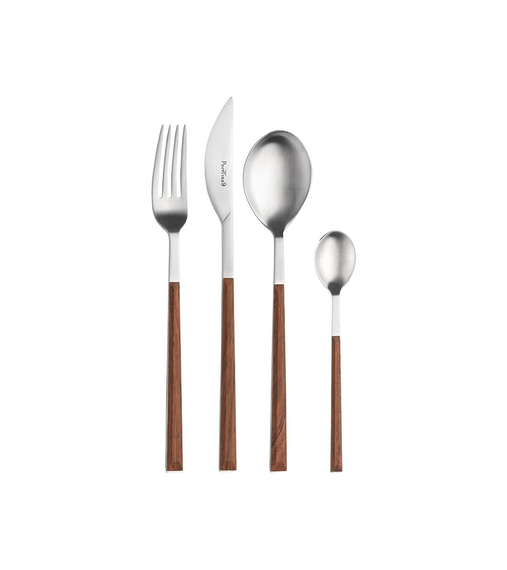 Sushi Queen 24 Stainless Steel and Wood Cutlery Service