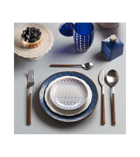 Sushi Queen 24 Stainless Steel and Wood Cutlery Service