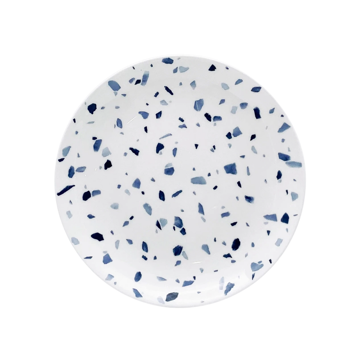 Terrazzo Azzurro Salad/Appetizer Plate, Set of 6