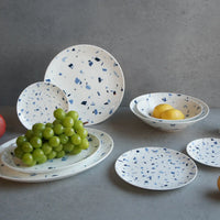 Terrazzo Azzurro Dinner Plate, Set of 6