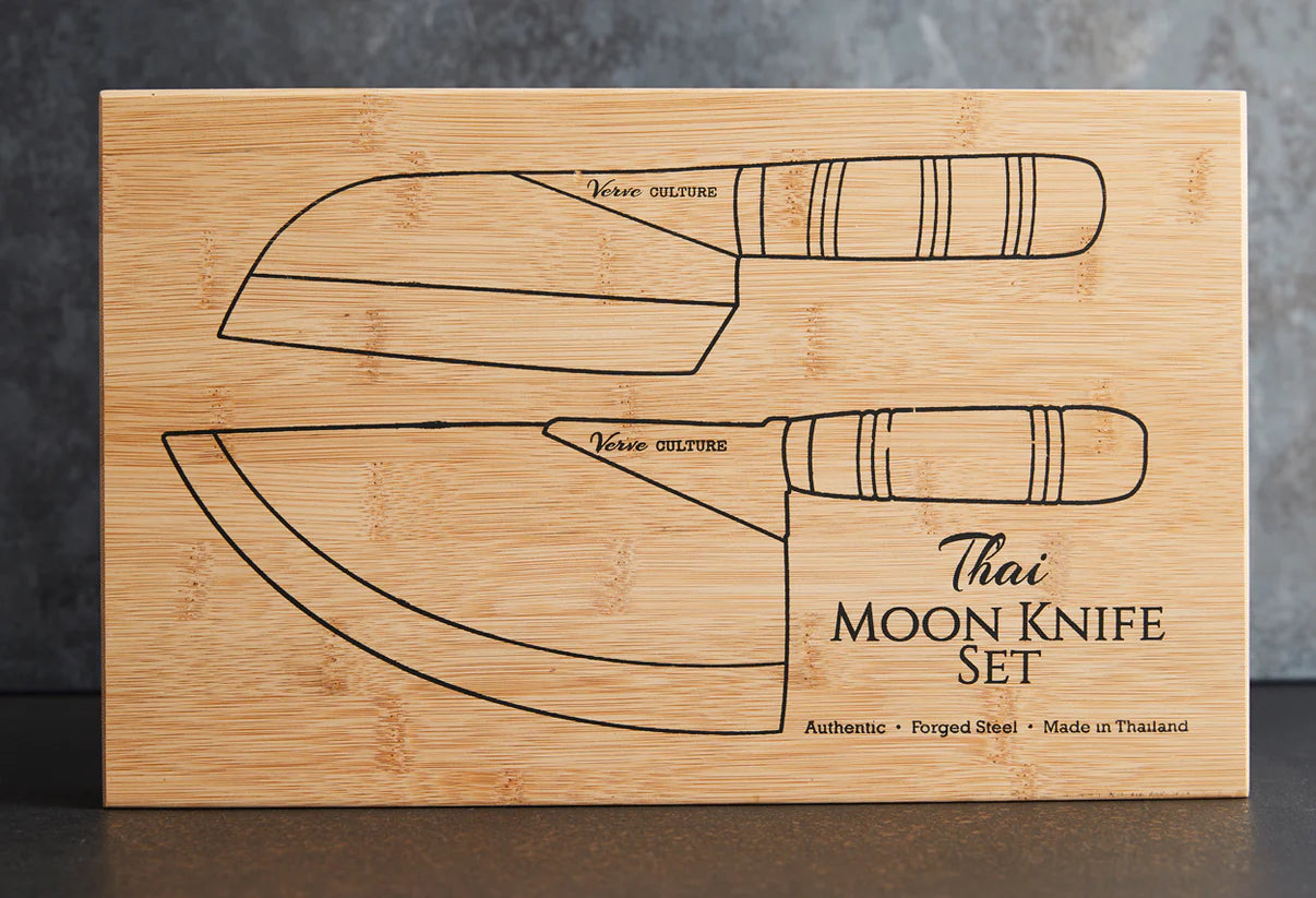 Thai Moon Knife Duo Set