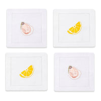 The World is Your Oyster Cocktail Napkins (Set of 4)