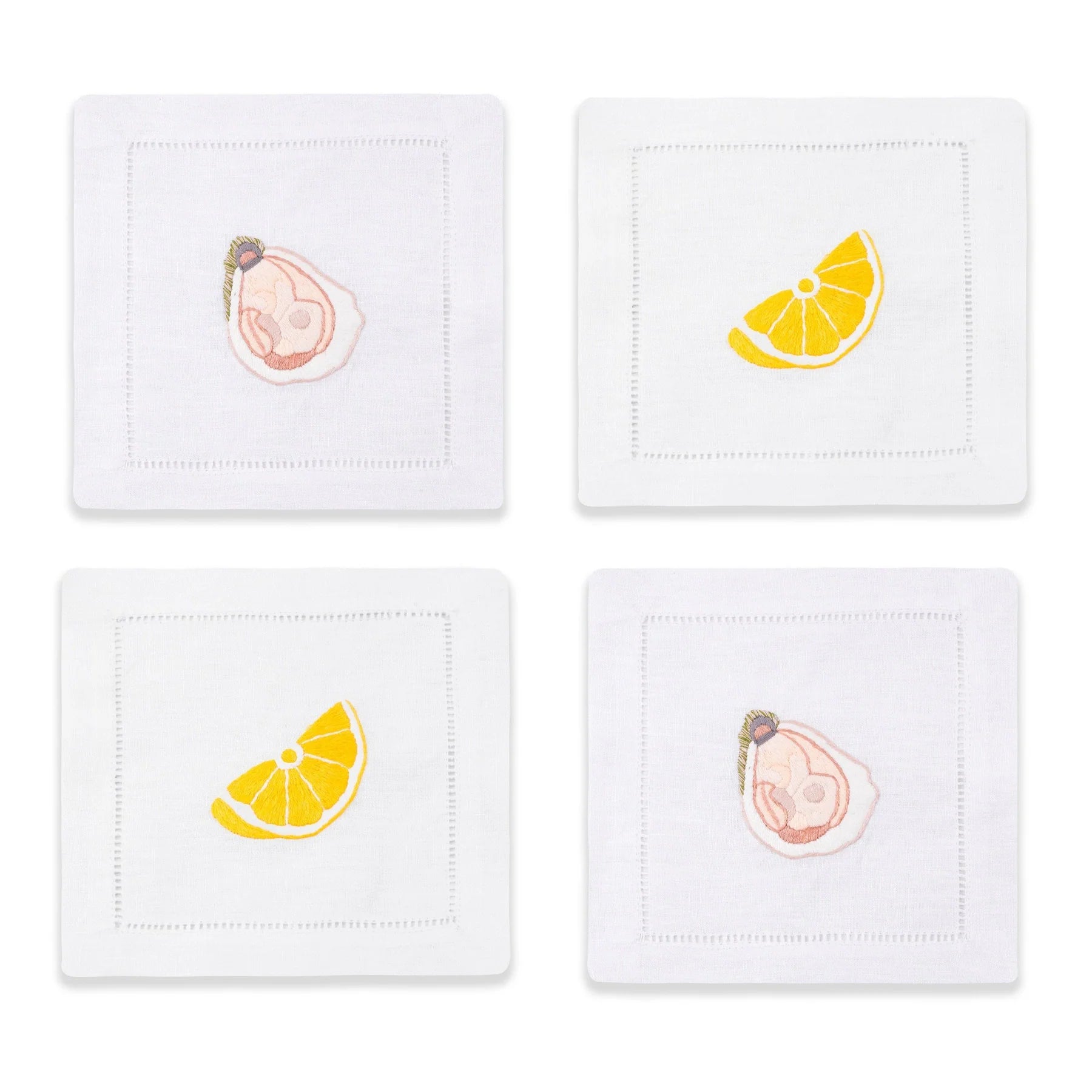 The World is Your Oyster Cocktail Napkins (Set of 4)