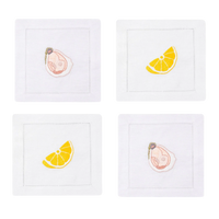 The World is Your Oyster Cocktail Napkins (Set of 4)