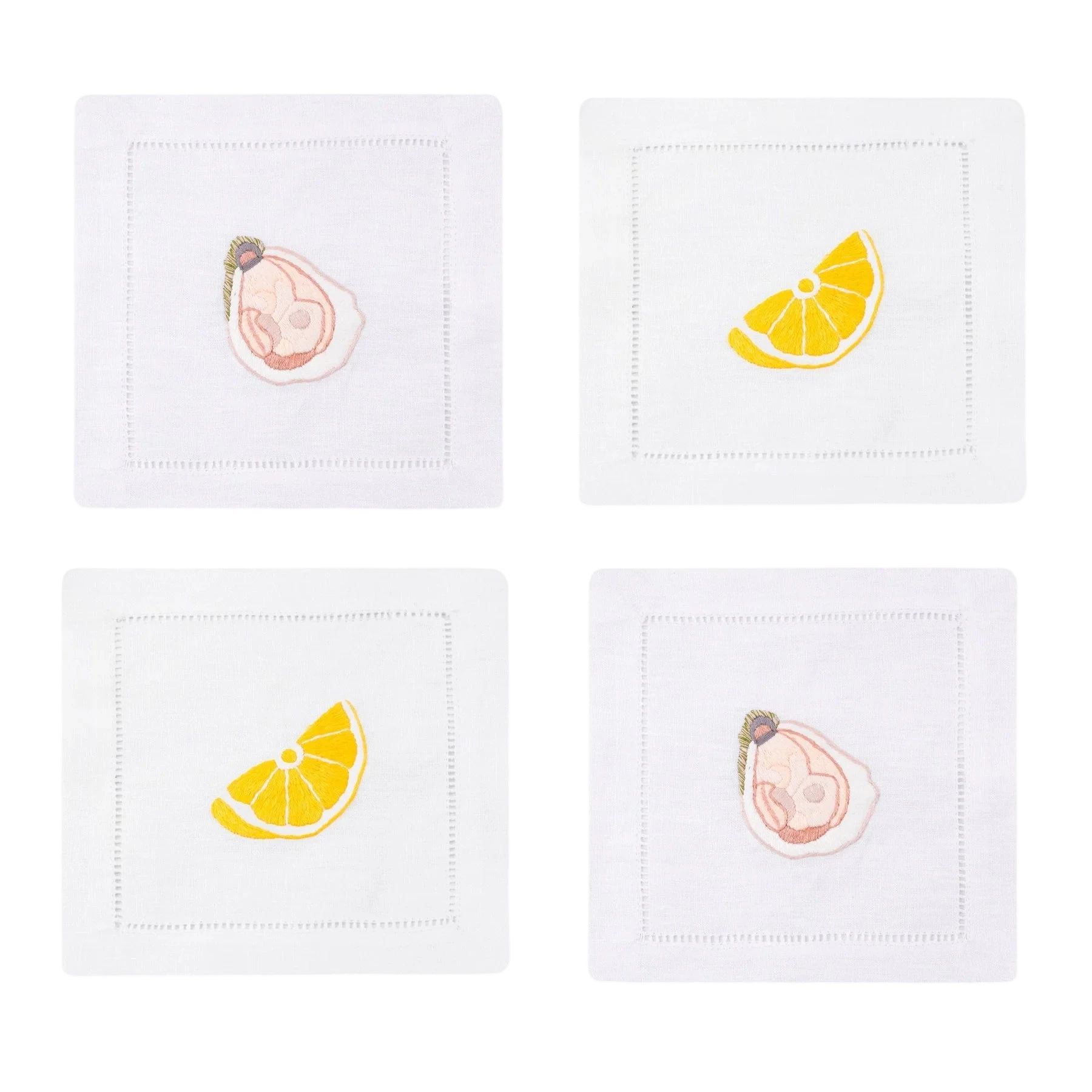 The World is Your Oyster Cocktail Napkins (Set of 4)