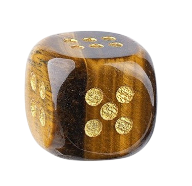 Dice - 15mm Natural Jade Laser Engraved Cube Dice with Rounded Edges Semi-Precious Stone (Set of 2)