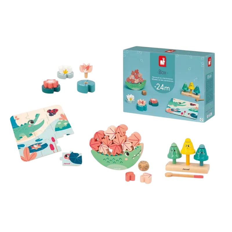 Janod Toy Box - 4 Toys - 24 Months