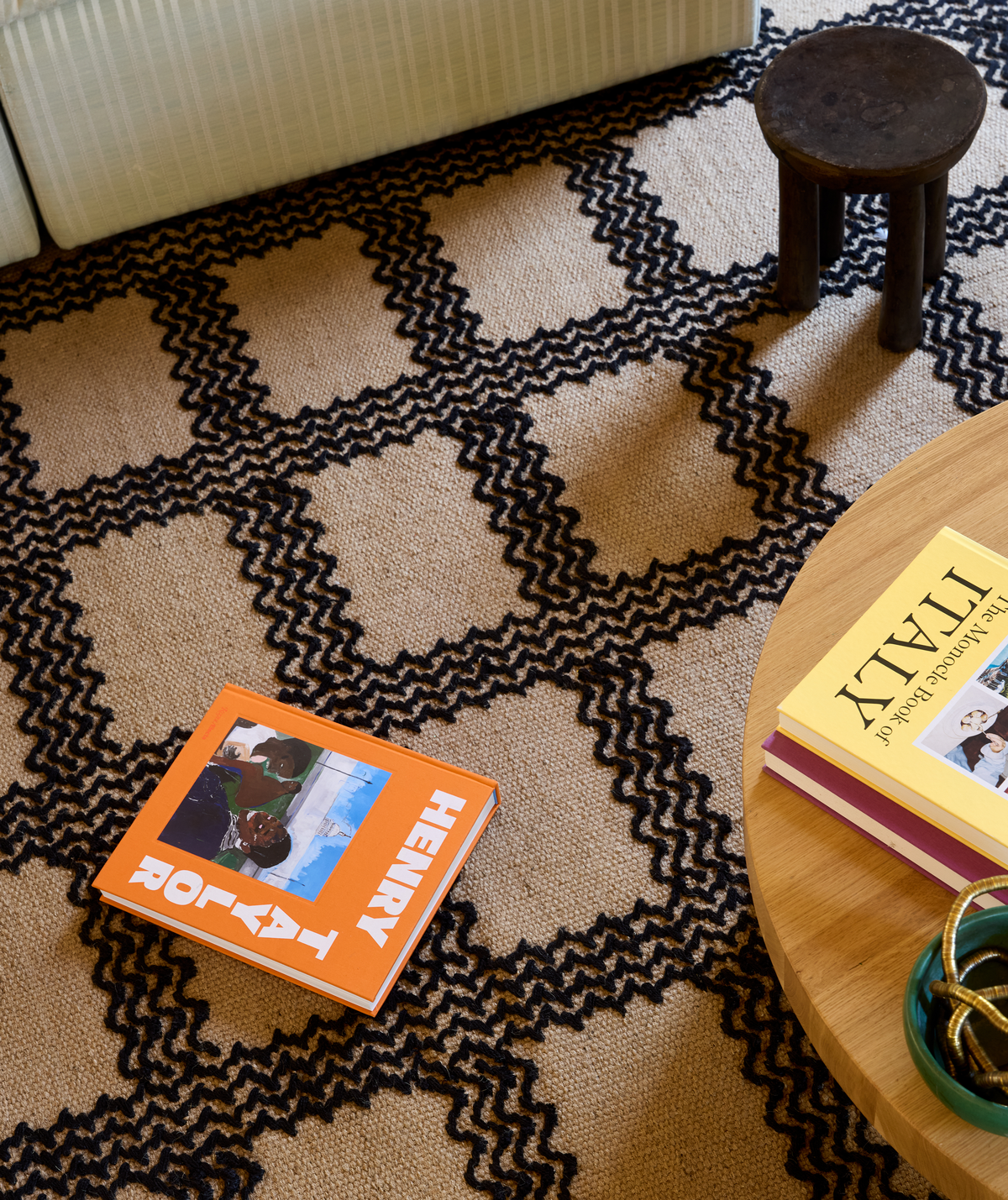 Trellis | Black Rug