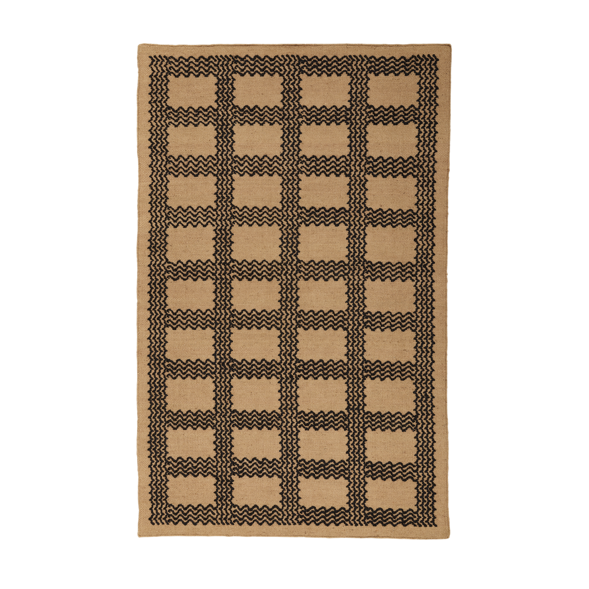 Trellis | Black Rug