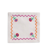 Tropical ZigZag Cocktail Napkin (Set of 4)