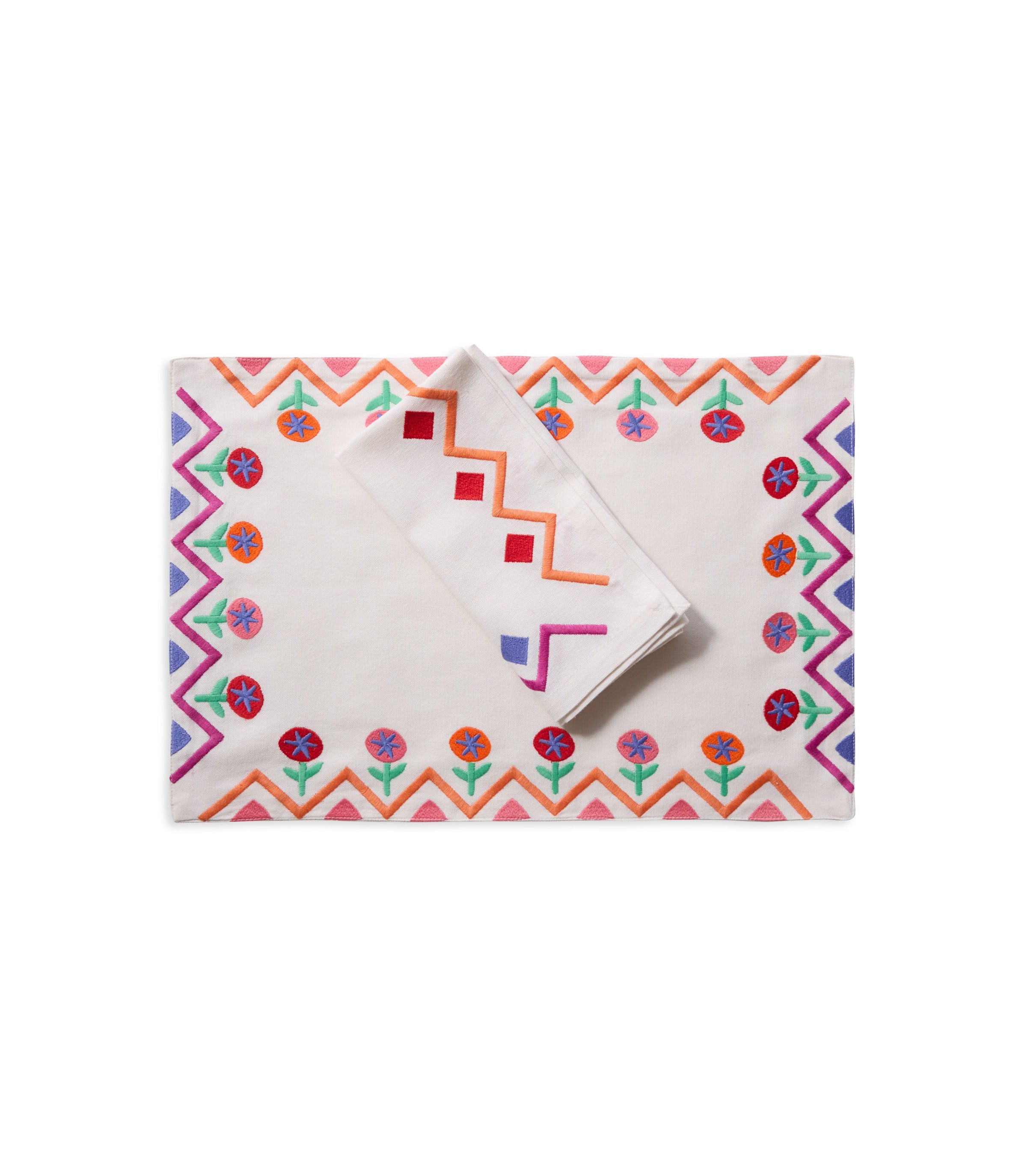 Tropical ZigZag Placemat (Set of 4)
