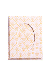 Blockprint Tulip Picture Frame in Desert Sand, 4" x 6"