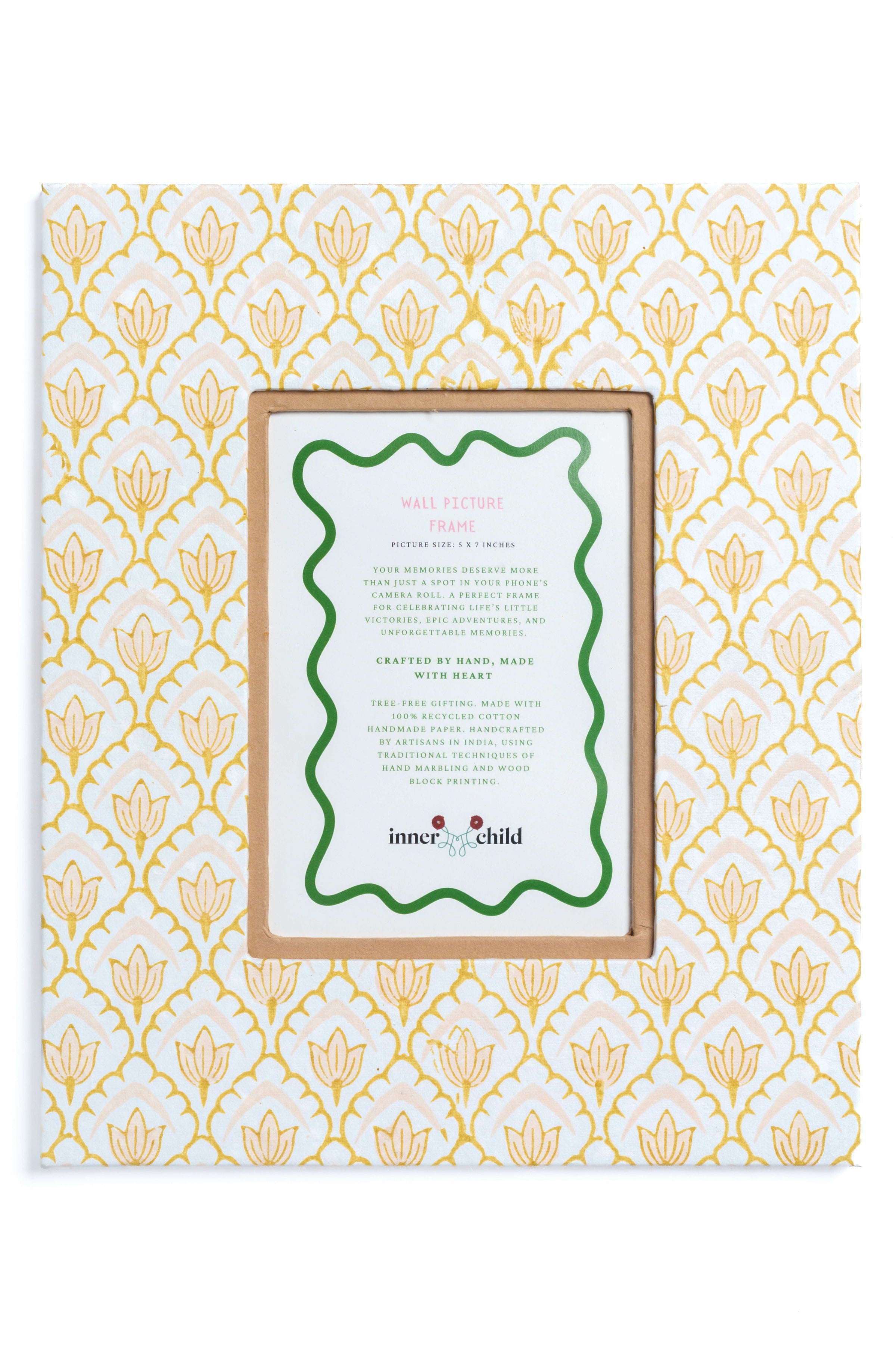 Large Wall Picture Frame in Desert Sand Tulip, 5" x 7"