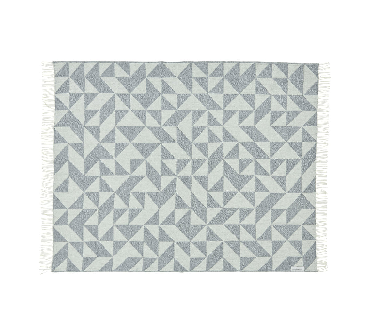 Silkeborg Uldspinderi Twist a Twill Throw - Light Grey