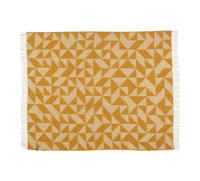 Silkeborg Uldspinderi Twist a Twill Throw - Corn Yellow