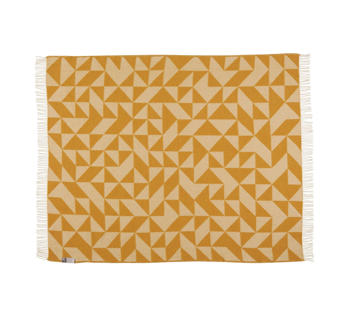 Silkeborg Uldspinderi Twist a Twill Throw - Corn Yellow
