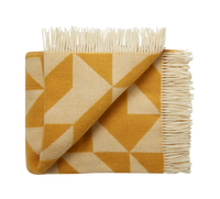 Silkeborg Uldspinderi Twist a Twill Throw - Corn Yellow