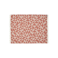 Silkeborg Uldspinderi Twist a Twill Throw - Rusty Rose