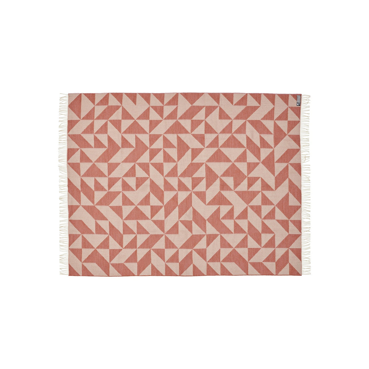 Silkeborg Uldspinderi Twist a Twill Throw - Rusty Rose