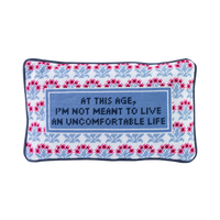 Uncomfortable Needlepoint Pillow