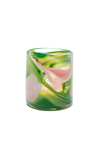 Hand Dyed Watermelon Glass