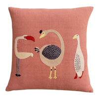 Birds Pillow Cover - 20x20 in