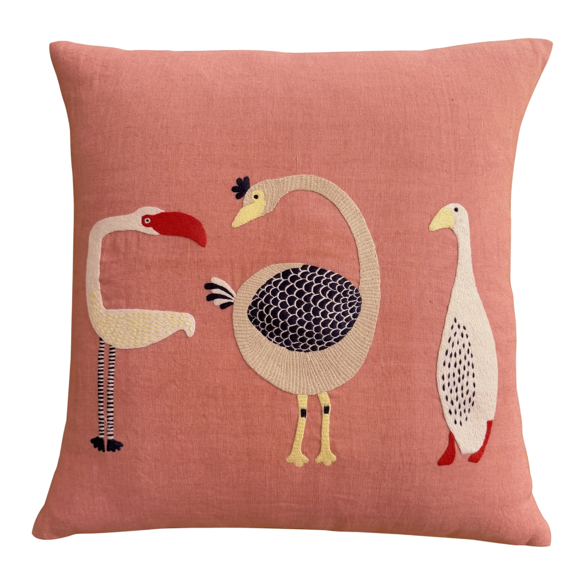 Birds Pillow Cover - 20x20 in
