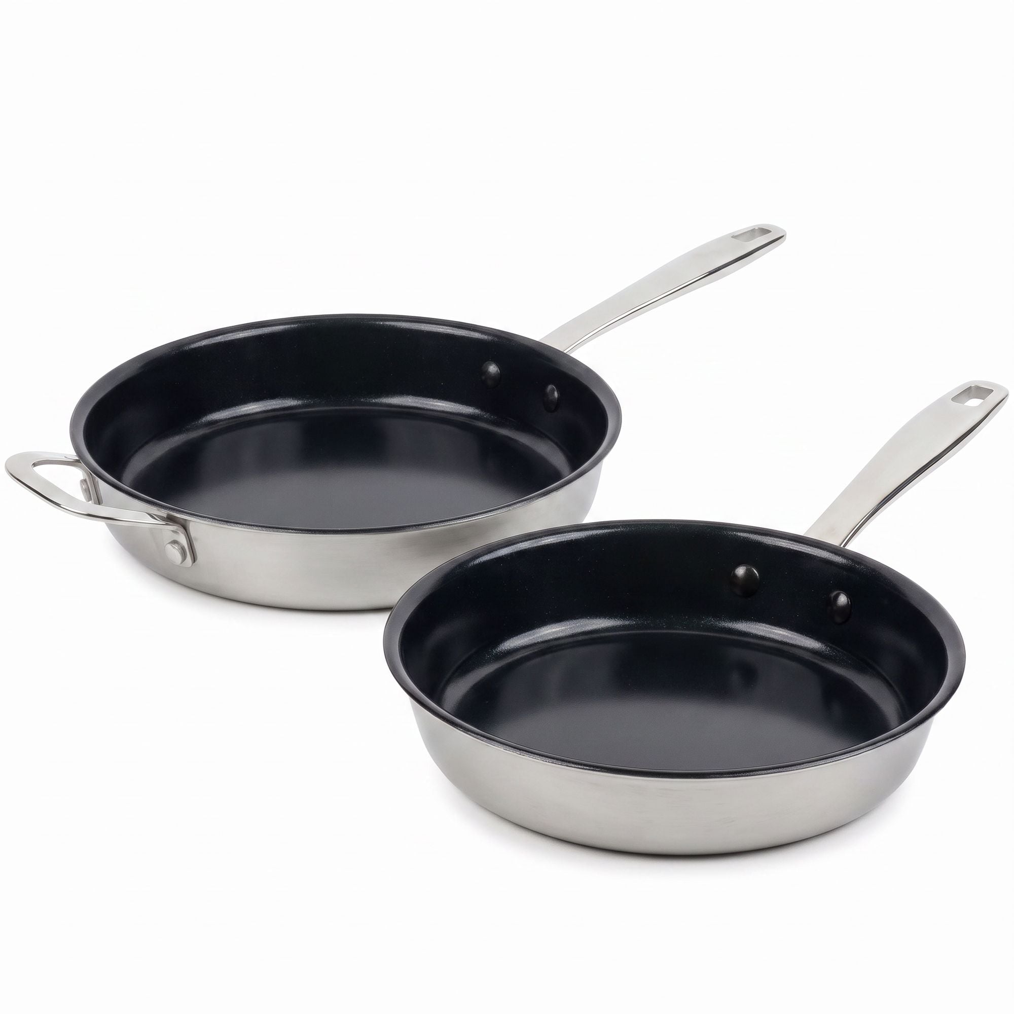 Maestro Nonstick Stainless Steel Frying Pan