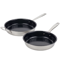 Maestro Nonstick Stainless Steel Frying Pan