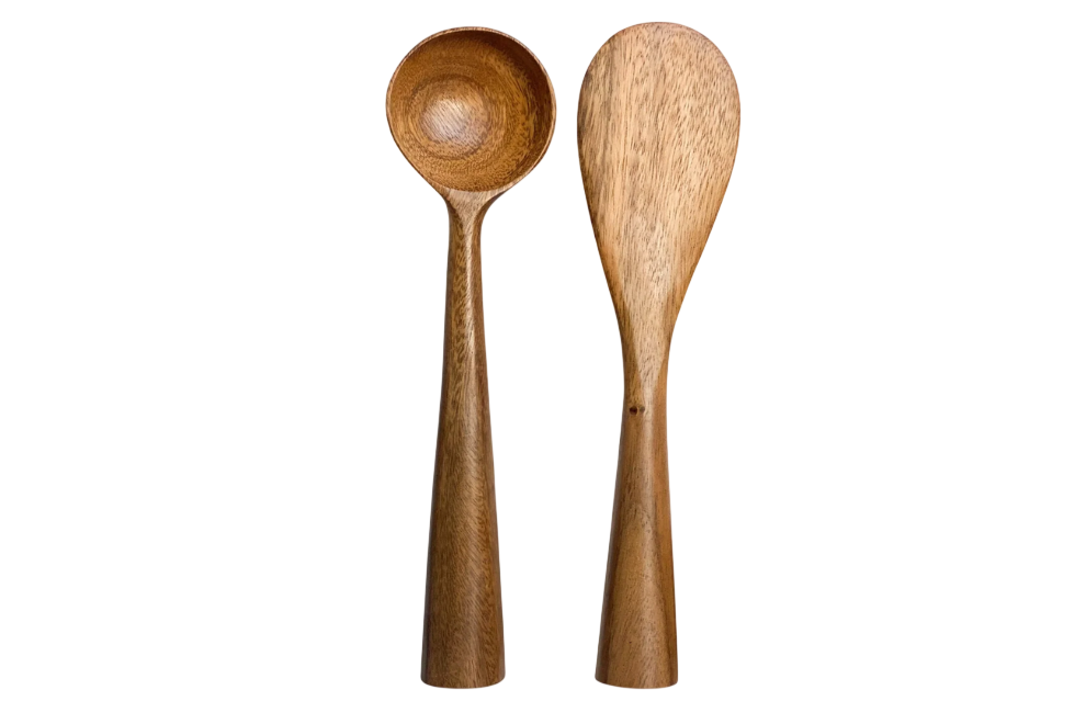 Wood Standing Spoons, Set of 2