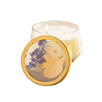 Signature Pressed Floral Candle - Vanilla Rain