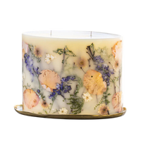 Centerpiece Botanical Candle - Vanilla Rain