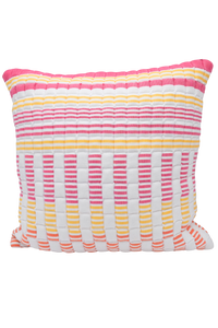 Sunset Sujani Puff Pillow