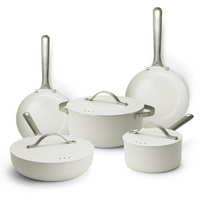 Mobi 8-Piece Ceramic Cookware Set | Cannoli Cream