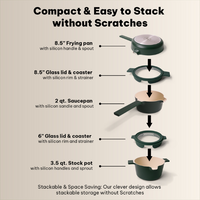 Neat 5-Piece Stackable Cookware Set