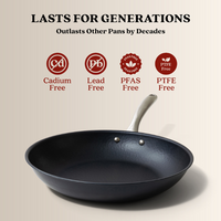 Black Angus Carbon Steel Frying Pan