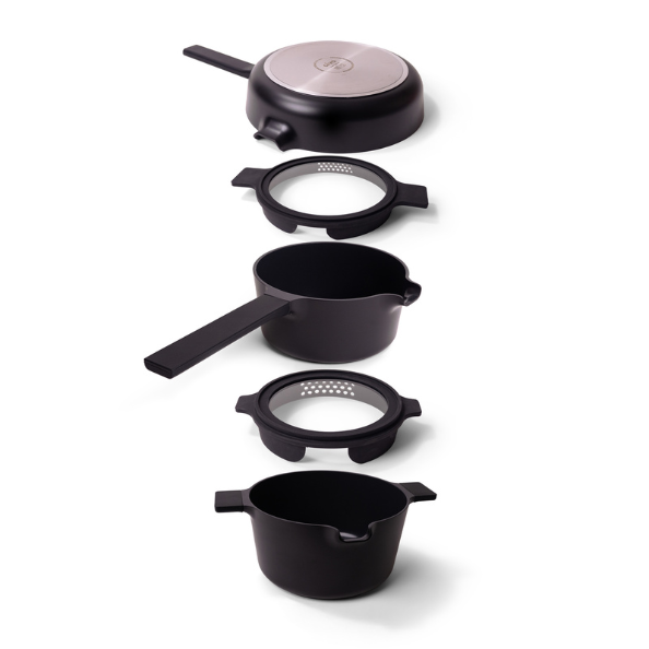 Neat 5-Piece Stackable Cookware Set