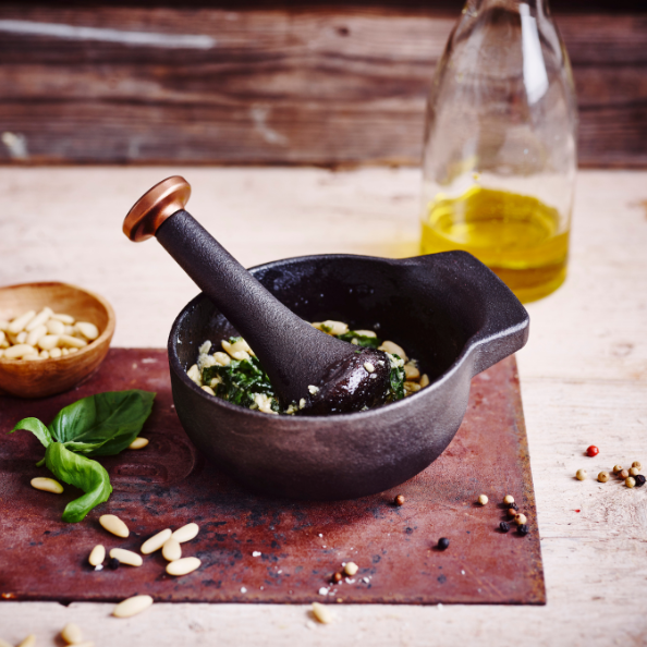 Nori Cast Iron Mortar & Pestle Set