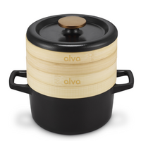 Nori Cast Iron Cocotte with Steamer
