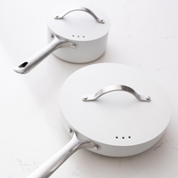 Mobi 8-Piece Ceramic Cookware Set | Cannoli Cream