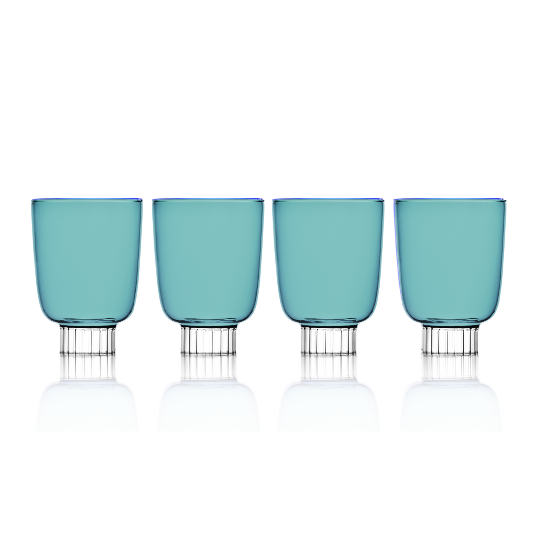 Romantic Stemless Wine Glasses