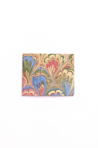 Hand-Marbled Pencil Holder Organizer in Multicolor