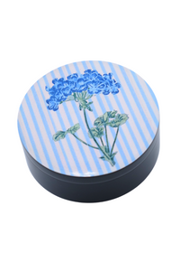 Blue Hydrangea Lacquerware Coasters, Set of 4