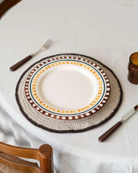Charlotte Hand-Painted Dinner Plate (Set of 4)